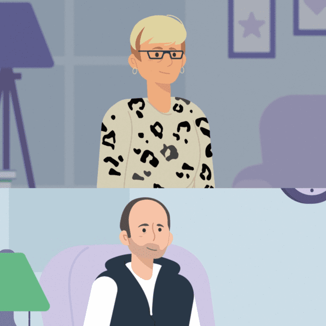 Gambling charity animation